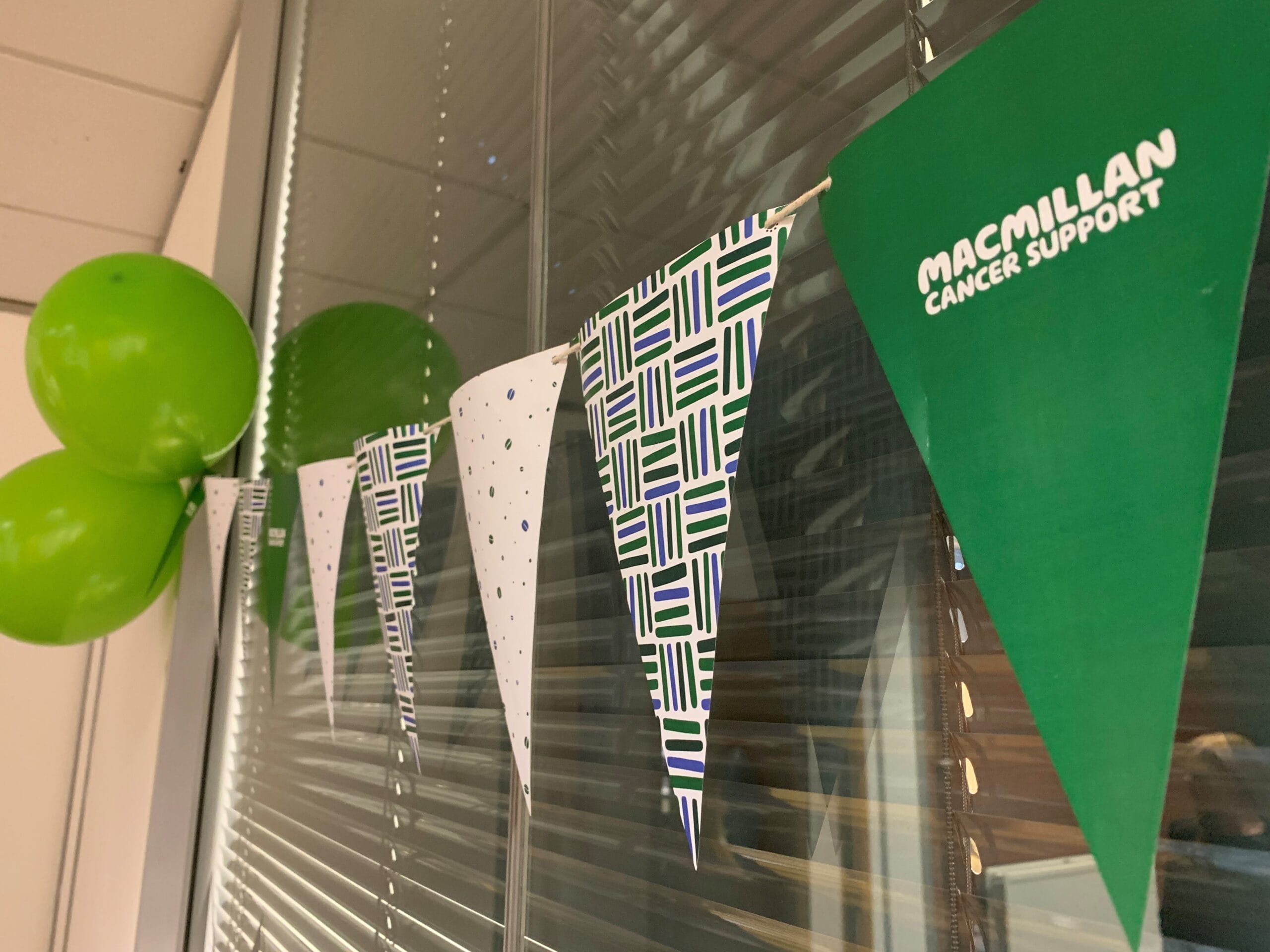 Shafton 'Go Green' for Macmillan - raising money for charity
